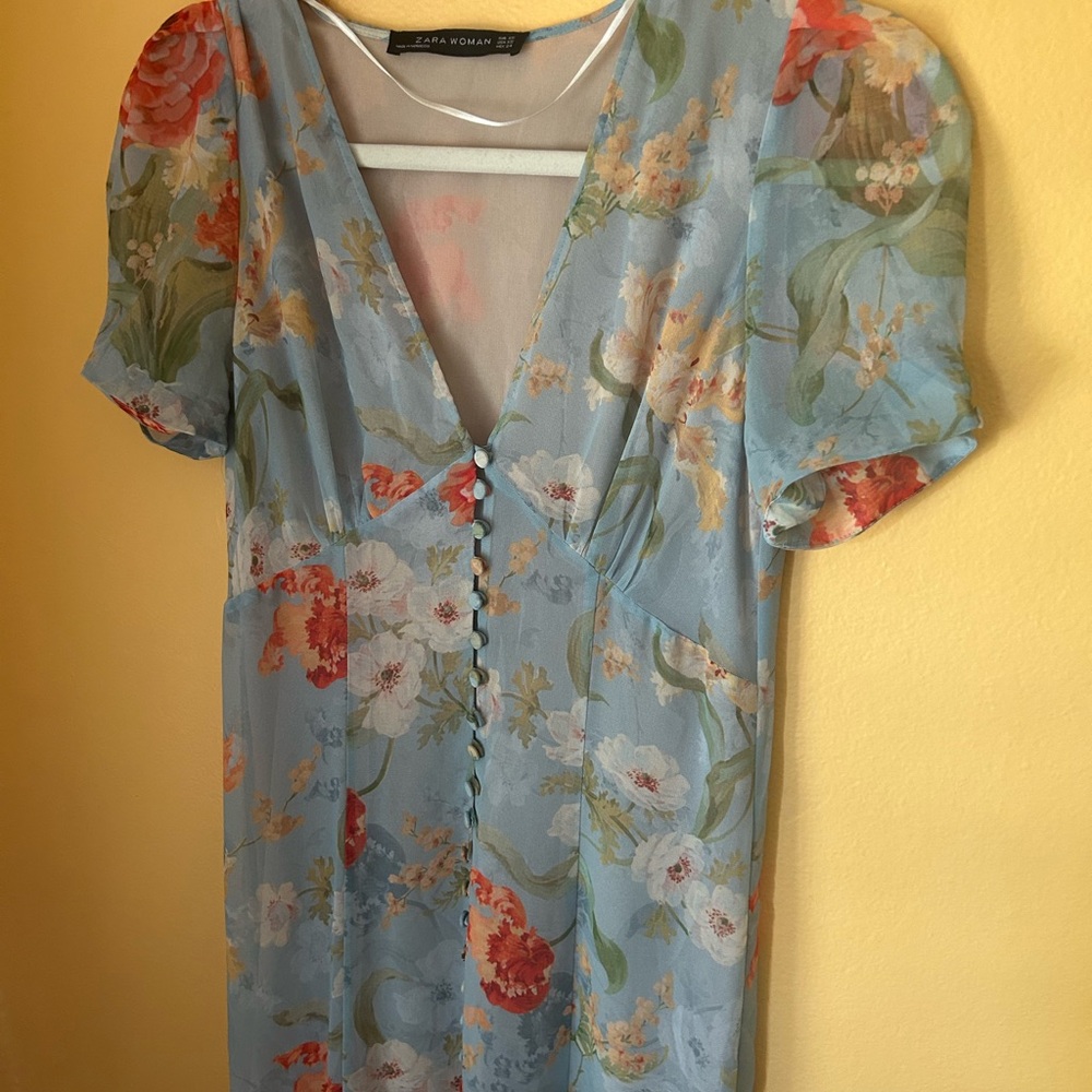 Zara Romantic Floral Dress